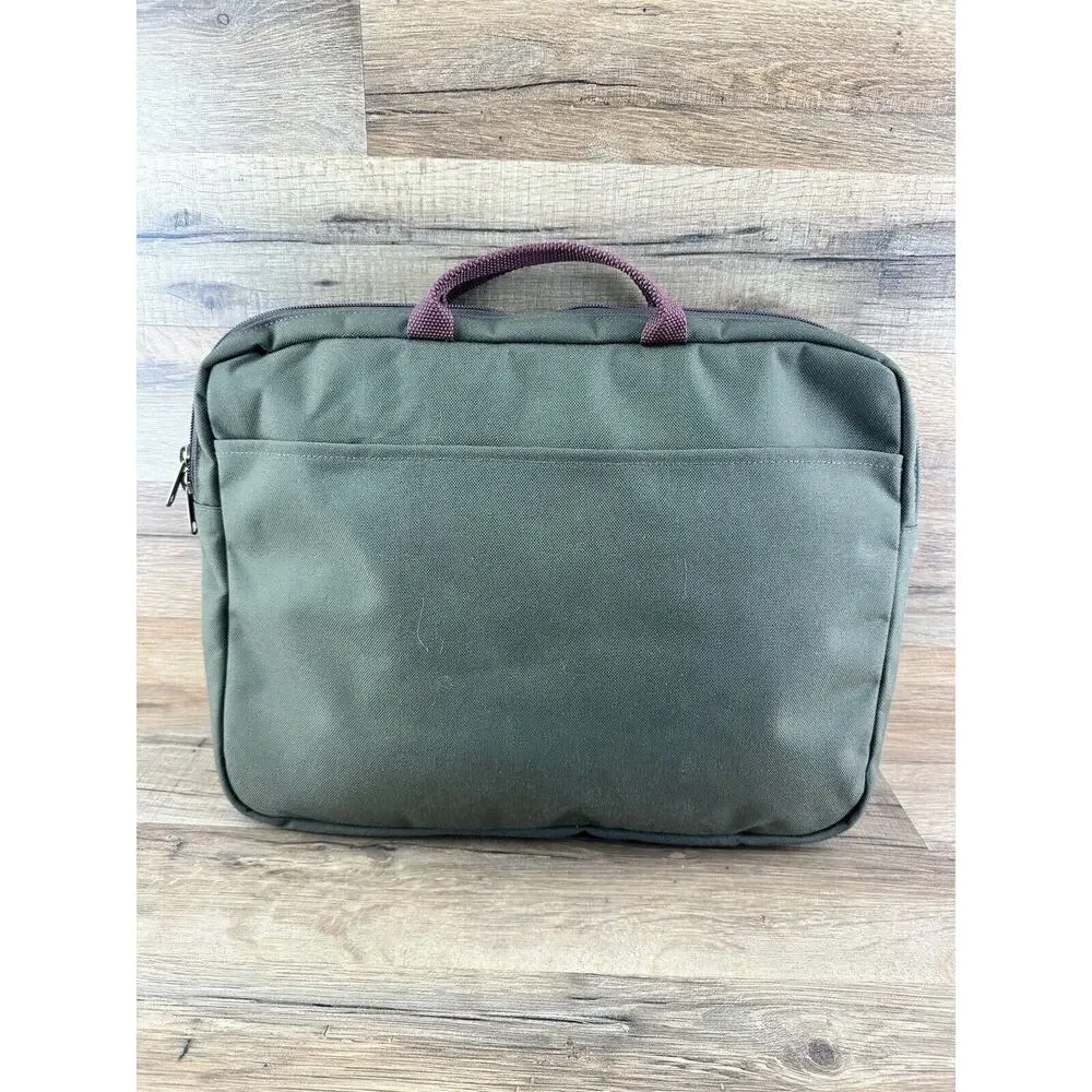L.L. Bean Laptop Bag 14*12 Brown Used Scratches
